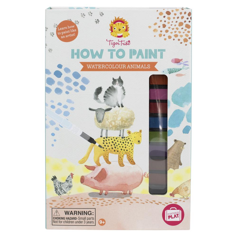 Tiger Tribe How to Paint Watercolour Animals