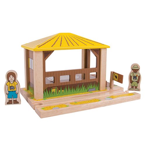 Bigjigs Wooden Safari Outpost – Pret-A- Play - Main Image