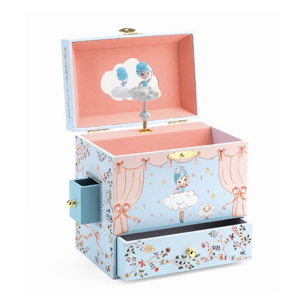 Djeco Musical Jewellery Box Ballerina On Stage part of the Djeco collection at Playtoys. Shop this jewellery box from our online shop or one of our toy stores in South Africa