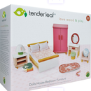Tender Leaf Wooden Dollhouse Furniture Bedroom