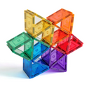 Learn and Grow Magnetic Tiles - Small Square Pack (36 Piece)