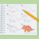 Tiger Tribe How to Draw - Dinosaur