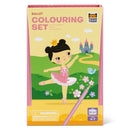 Tiger Tribe Ballet Colouring Set