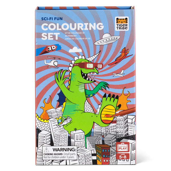 Tiger Tribe 3D Colouring Set Sci Fi Fun