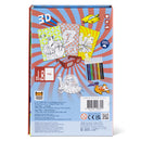 Tiger Tribe 3D Colouring Set Sci Fi Fun