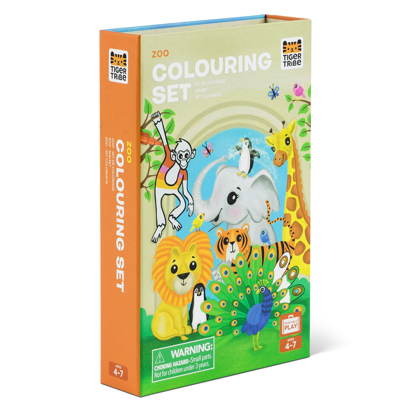 Tiger Tribe Colouring Set – Zoo