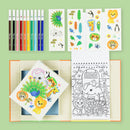 Tiger Tribe Colouring Set – Zoo