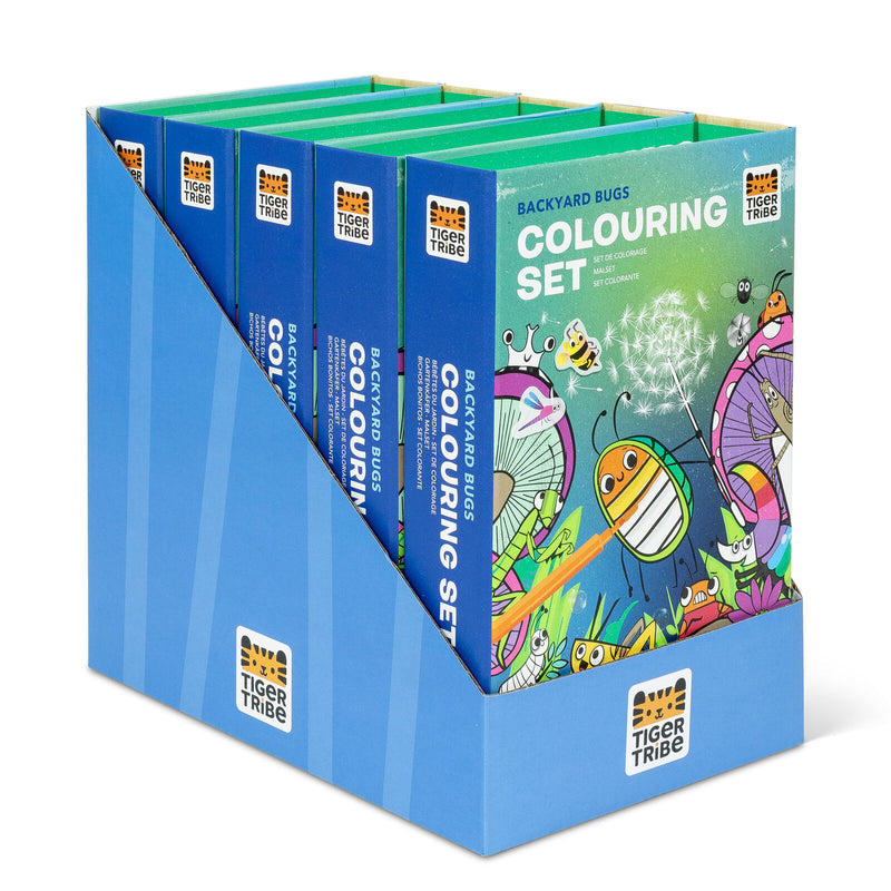 Tiger Tribe Colouring Set – Backyard Bugs