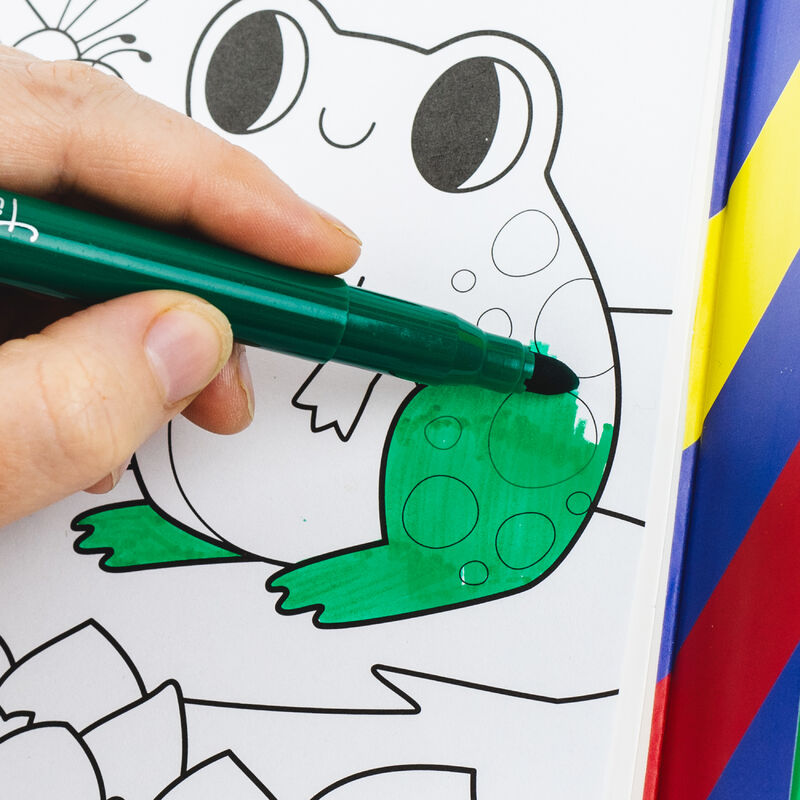 Tiger Tribe Colour Change Colouring Set – Garden Friends