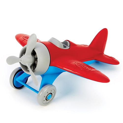 Green Toys Airplane With Red Wings