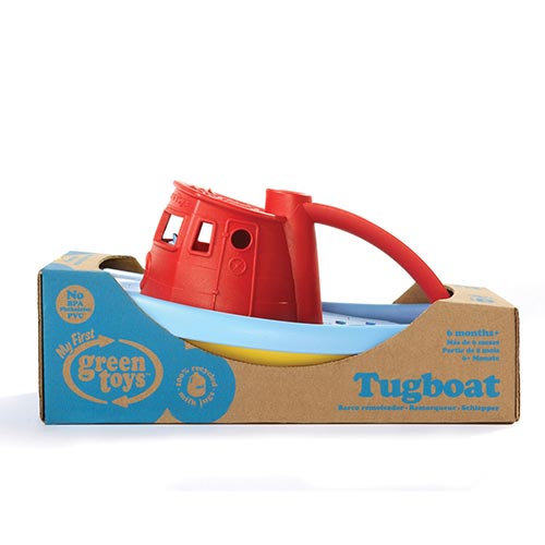 Green Toys Tugboat Red Handle