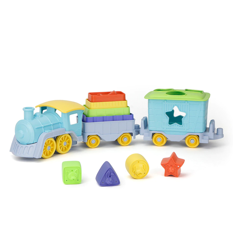 Green Toys Stack and Sort Train Set