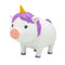 White Unicorn Piggy Bank