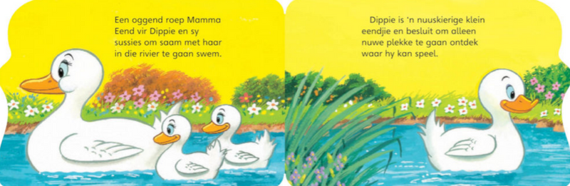 Diervormige Boek - Dippie die Eendjie