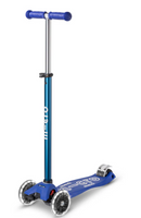 Scooters For Kids Micro Maxi Deluxe Scooter LED Blue