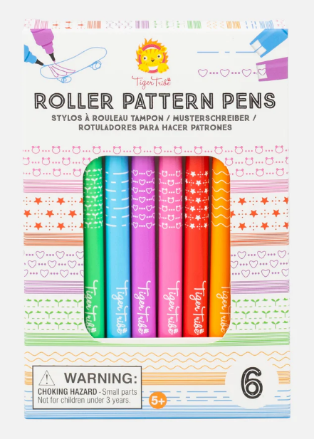 Tiger Tribe Roller Pattern Pens