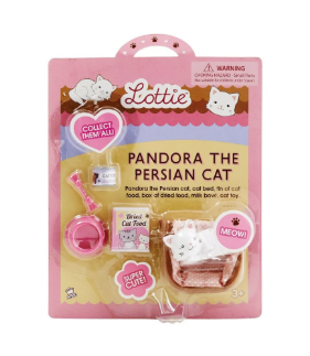 Lottie Accessory Set Pandora The Persian Cat