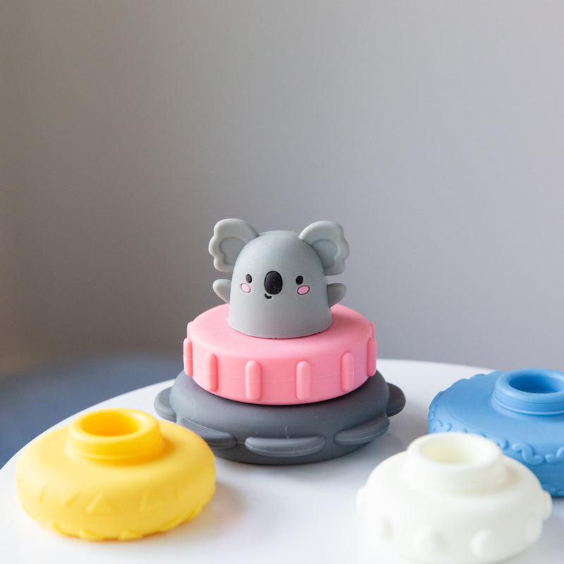 Tiger Tribe Silicone Stacker - Koala