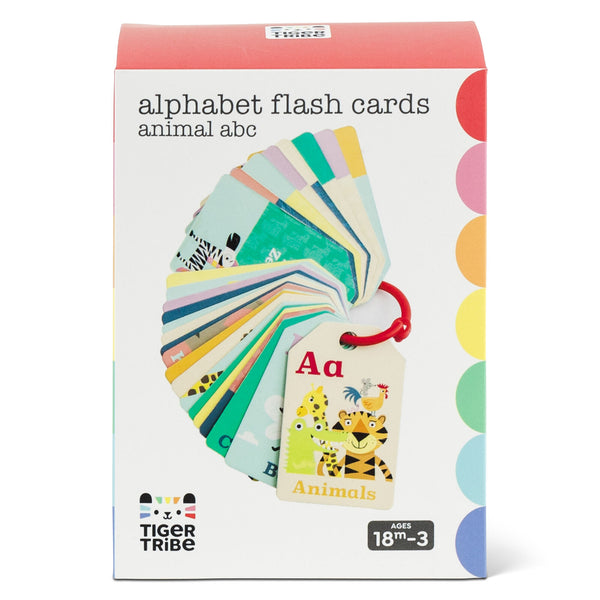 Tiger Tribe Animal Alphabet Flashcards