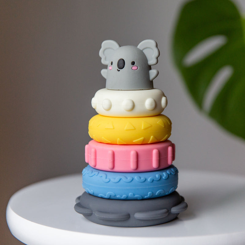 Tiger Tribe Silicone Stacker - Koala