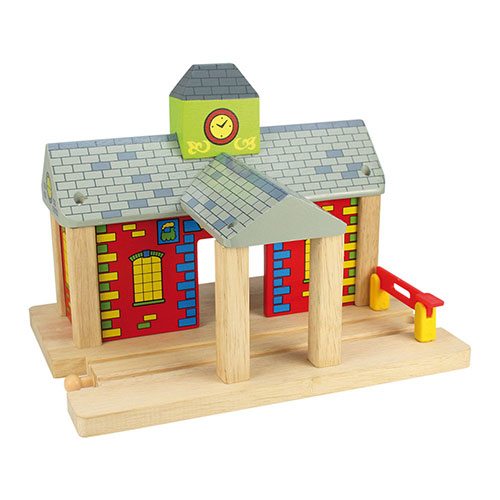 Bigjigs Railway Station part of the wooden train collection at Playtoys. Shop this wooden toy from our online shop or one of our toy stores in South Africa