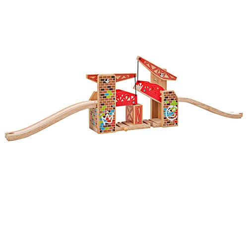 Bigjigs Double Lifting Graffiti Bridge part of the wooden train collection at Playtoys. Shop this wooden toy from our online shop or one of our toy stores in South Africa