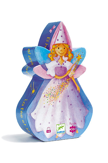 Djeco The Fairy & the Unicorn 36 piece silhouette puzzle part of the Djeco collection at Playtoys. Shop this puzzle from our online shop or one of our toy stores in South Africa