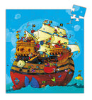 Djeco Silhouette Puzzle Barbarossa's Boat 54 Pieces