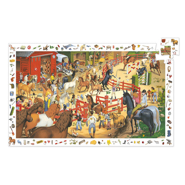 Djeco Observation Puzzle Horse Riding 200 pieces Puzzle part of the Djeco collection at Playtoys. Shop this Puzzle from our online shop or one of our toy stores in South Africa