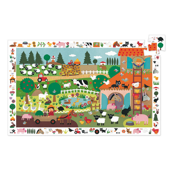 Djeco Observation Puzzle Farm 35 pieces Puzzle part of the Djeco collection at Playtoys. Shop this Puzzle from our online shop or one of our toy stores in South Africa