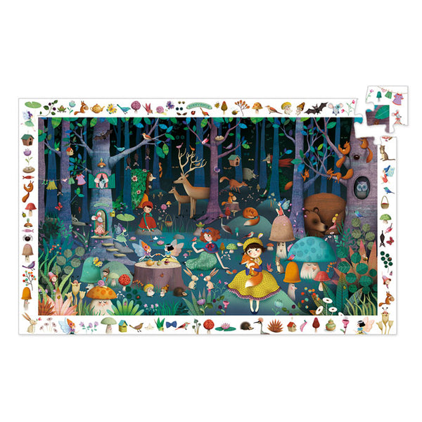 Djeco Observation Puzzle Enchanted Forest 100 pieces Puzzle part of the Djeco collection at Playtoys. Shop this Puzzle from our online shop or one of our toy stores in South Africa
