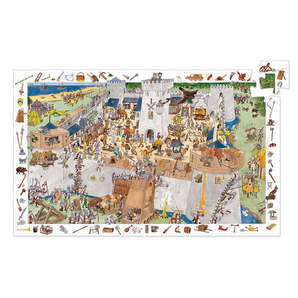 Djeco Observation Puzzle Fortified Castle 100 pieces Puzzle part of the Djeco collection at Playtoys. Shop this Puzzle from our online shop or one of our toy stores in South Africa