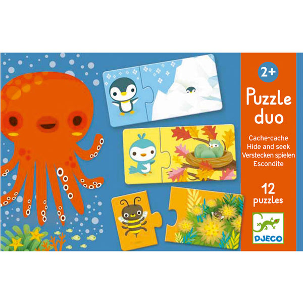 Djeco Hide & Seek Duo Puzzle part of the Djeco collection at Playtoys. Shop this Puzzle from our online shop or one of our toy stores in South Africa.