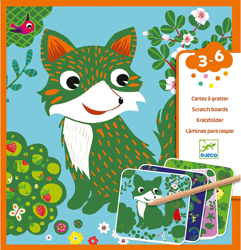 Shop the Djeco Country Creatures Scratch Cards part of the Djeco Collection at Playtoys. Shop this Toy from our online shop or one of our toy stores in South Africa.