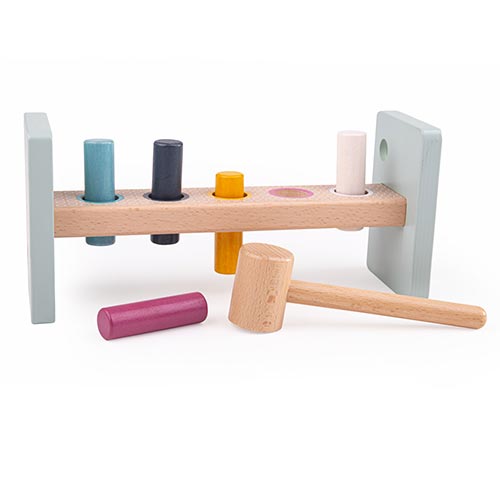 Bigjigs FSC Wooden Toy Hammer Bench