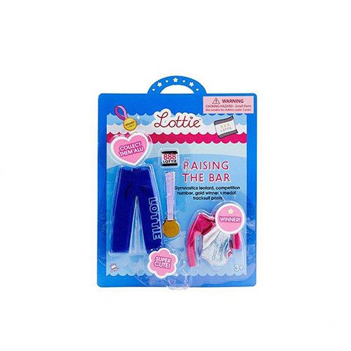 Lottie Doll Outfit Set Raising the Bar (Gymnastics) LT036 can be purchased online and in any Playtoys toy shop in South Africa