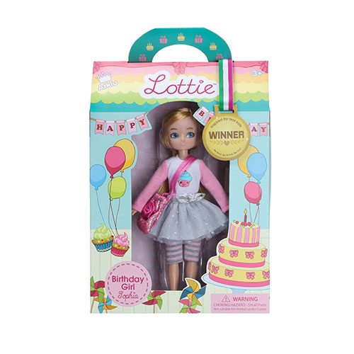 Lottie Doll Birthday Girl Sophia LT066 can be purchased online and in any Play Toys toy shop in South Africa