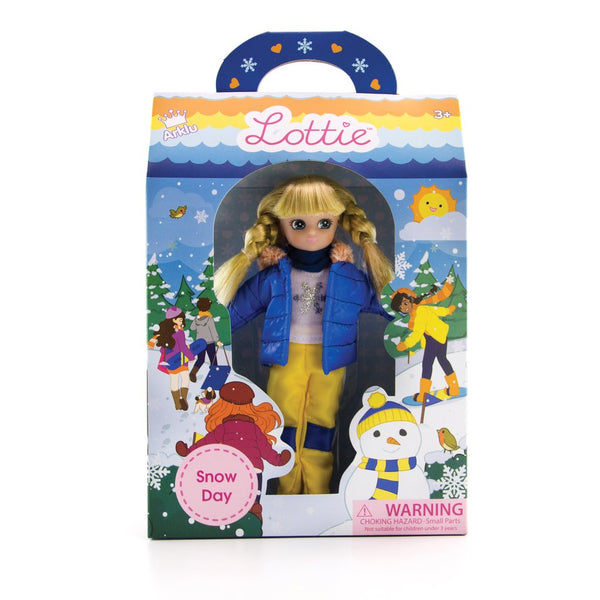 Lottie Snowy Day Doll can be purchased online and in any Playtoys toy shop in South Africa