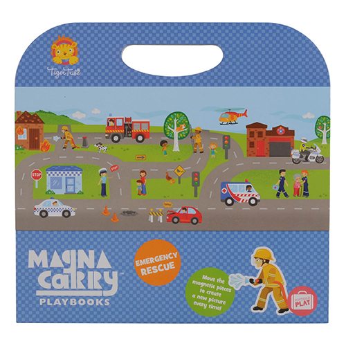 Tiger Tribe Emergency Rescue Magna Carry Set 6 1203