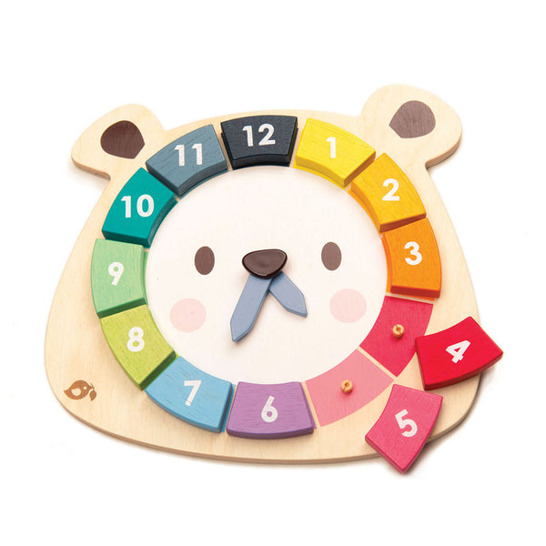 Tender Leaf Bear Colours Clock part of the Tender Leaf collection at Playtoys. Shop this wooden toy from our online shop or one of our toy stores in South Africa.