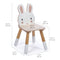 Tender Leaf Forest Rabbit Chair part of the Tender Leaf collection at Playtoys. Shop this wooden toy from our online shop or one of our toy stores in South Africa.