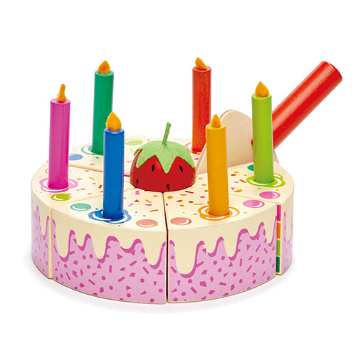 Tender Leaf Rainbow Birthday cake part of the Tender Leaf collection at Playtoys. Shop this wooden toy from our online shop or one of our toy stores in South Africa.