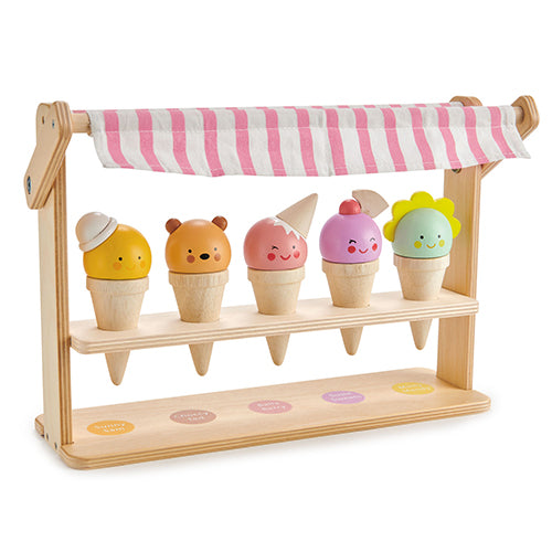 Tender Leaf Scoops and Smiles Ice cream Shop Set part of the Tender Leaf collection at Playtoys. Shop this wooden toy from our online shop or one of our toy stores in South Africa.