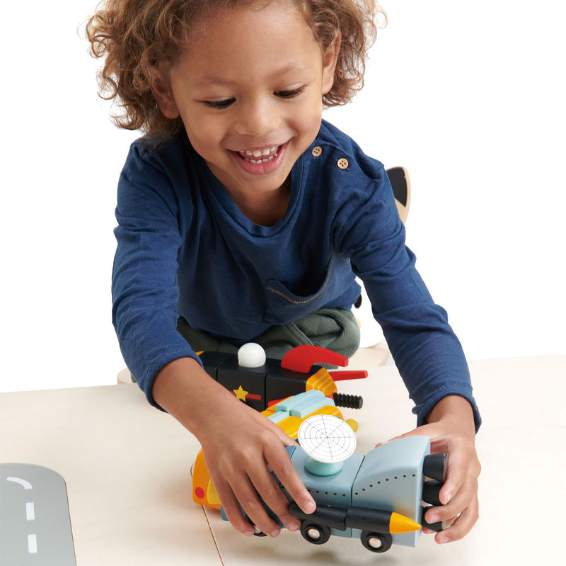 Tender Leaf Space Race part of the Tender Leaf collection at Playtoys. Shop this wooden toy from our online shop or one of our toy stores in South Africa.