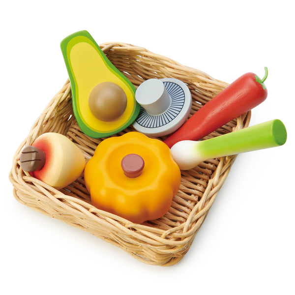 Tender Leaf Veggie Basket part of the Tender Leaf collection at Playtoys. Shop this wooden toy from our online shop or one of our toy stores in South Africa.