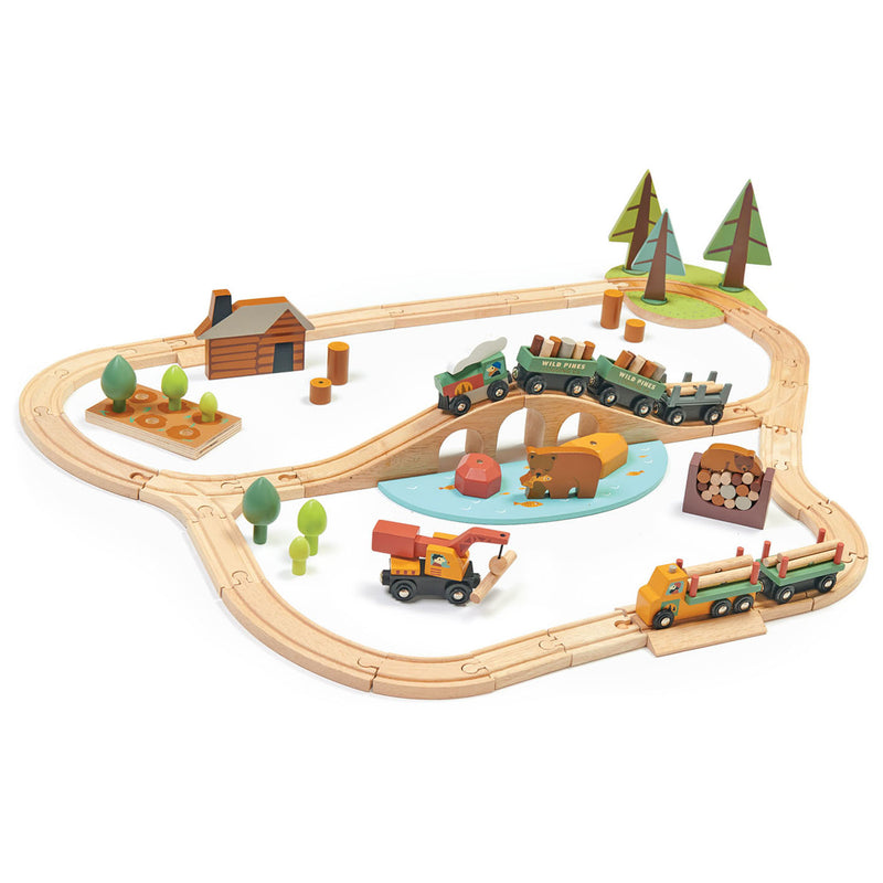 Tender Leaf Wild Pines Train Set part of the Tender Leaf collection at Playtoys. Shop this wooden toy from our online shop or one of our toy stores in South Africa.